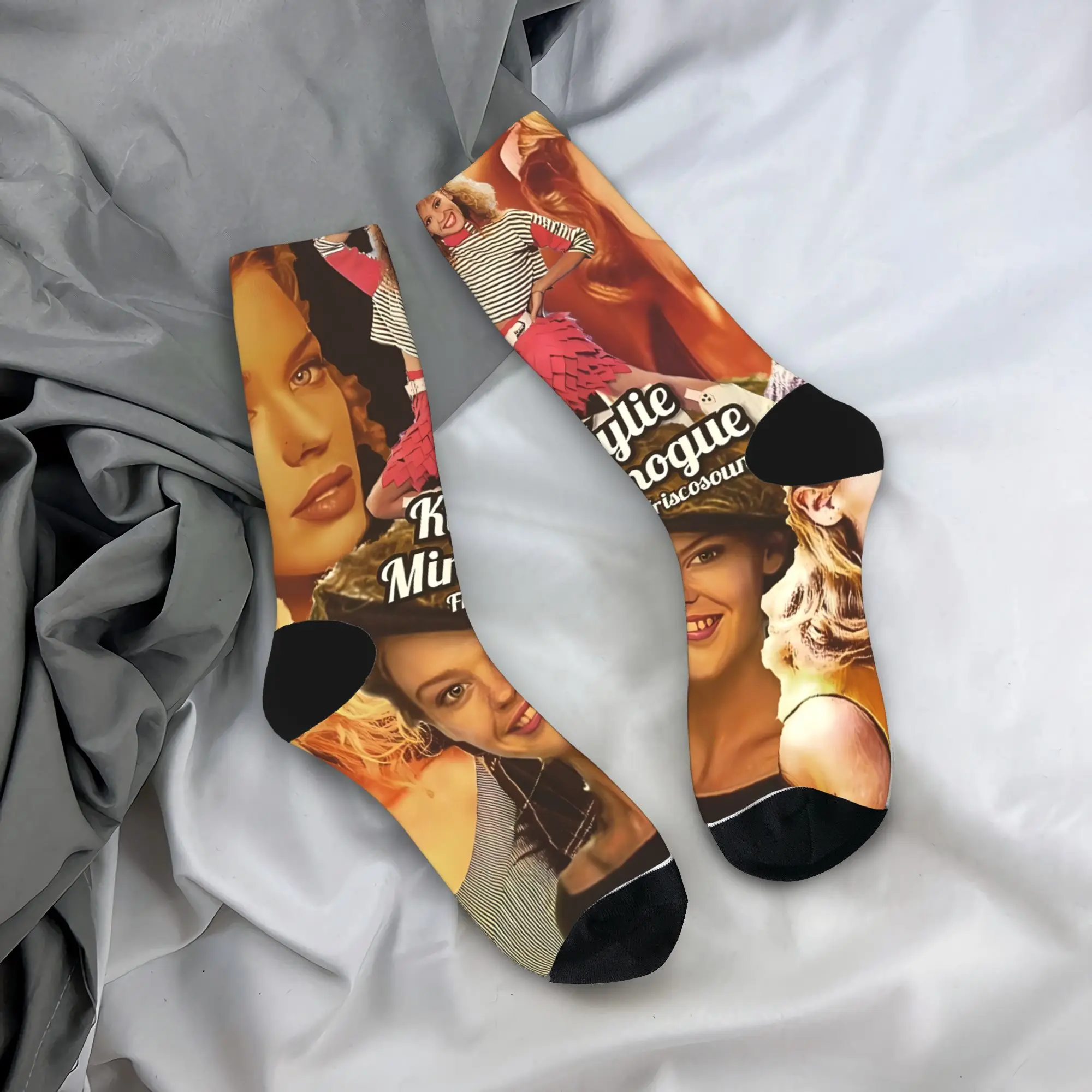 

Kylie Minogue Stockings Design Trendy Socks Autumn Anti-Slip Socks Adults Men Outdoor Sports Warm Soft Socks