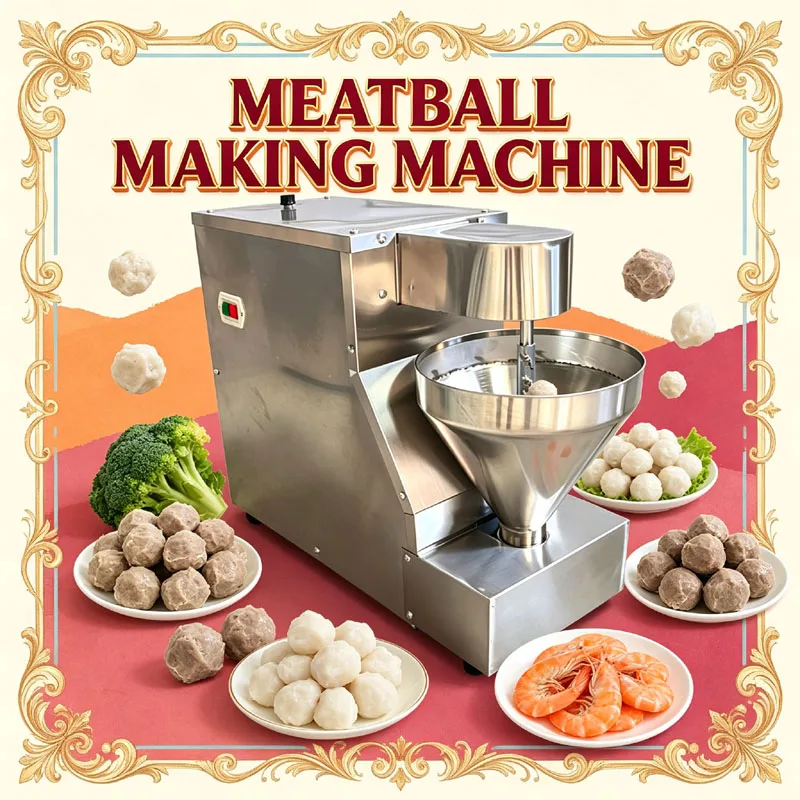 Commercial Meatball Forming Machine Small Tabletop Electric Automatic Meatball Making Machine For Food Shop