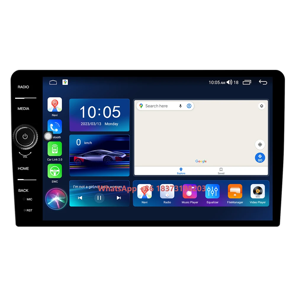 FYT7862 TS10 TS18 TS7 FACTORY PRICE Android 12 QLED Car Multimedia Audio System for Universal Models Car DVD Player