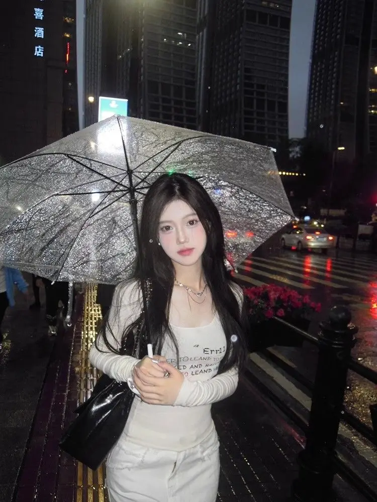 

Футболка с длинными рукавами в корейском стиле, женская осенняя вышитая лоскутная футболка с круглым вырезом, праздничная элегантная женская нежная футболка