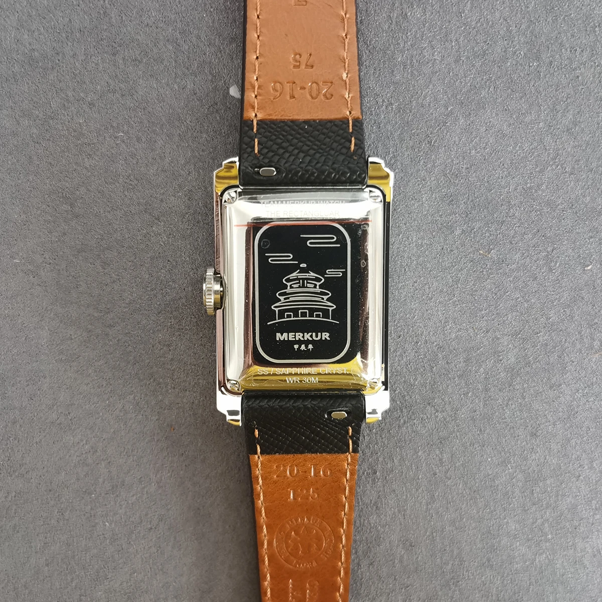 بيير بولين ساعة أوتوماتيكية للرجال مستطيل 30 مللي متر * 43 مللي متر ساعة يد ميكانيكية كلاسيكية 50 متر مقاومة للماء زجاج الياقوت NH05 #2