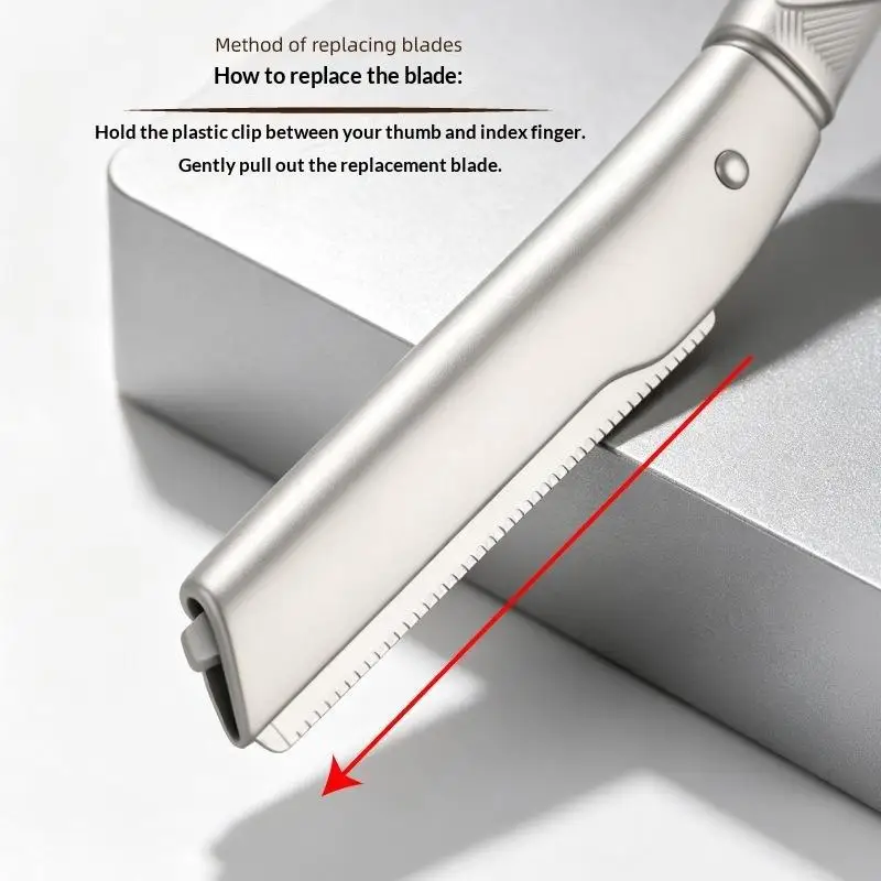 Stainless Steel Eyebrow Grooming Kit 1/4Pcs Compact Portable Size Eyebrow Shaping Set for Travel Beauty Grooming Use