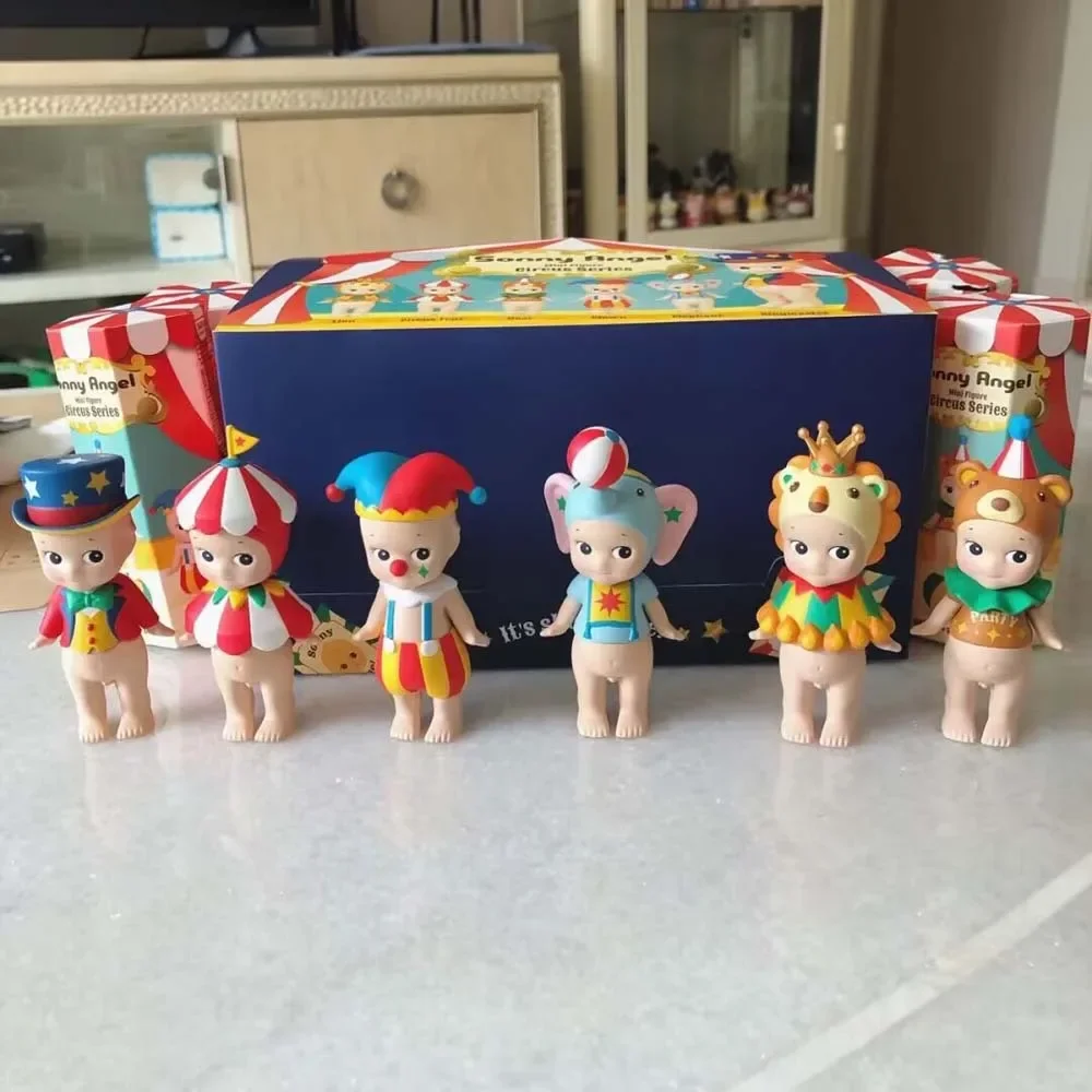 Sonny Angel Mini Figure Circus Series Blind Box  Doll Anime Figurine Girls Desktop Ornament Collection Birthday Christmas Gifts