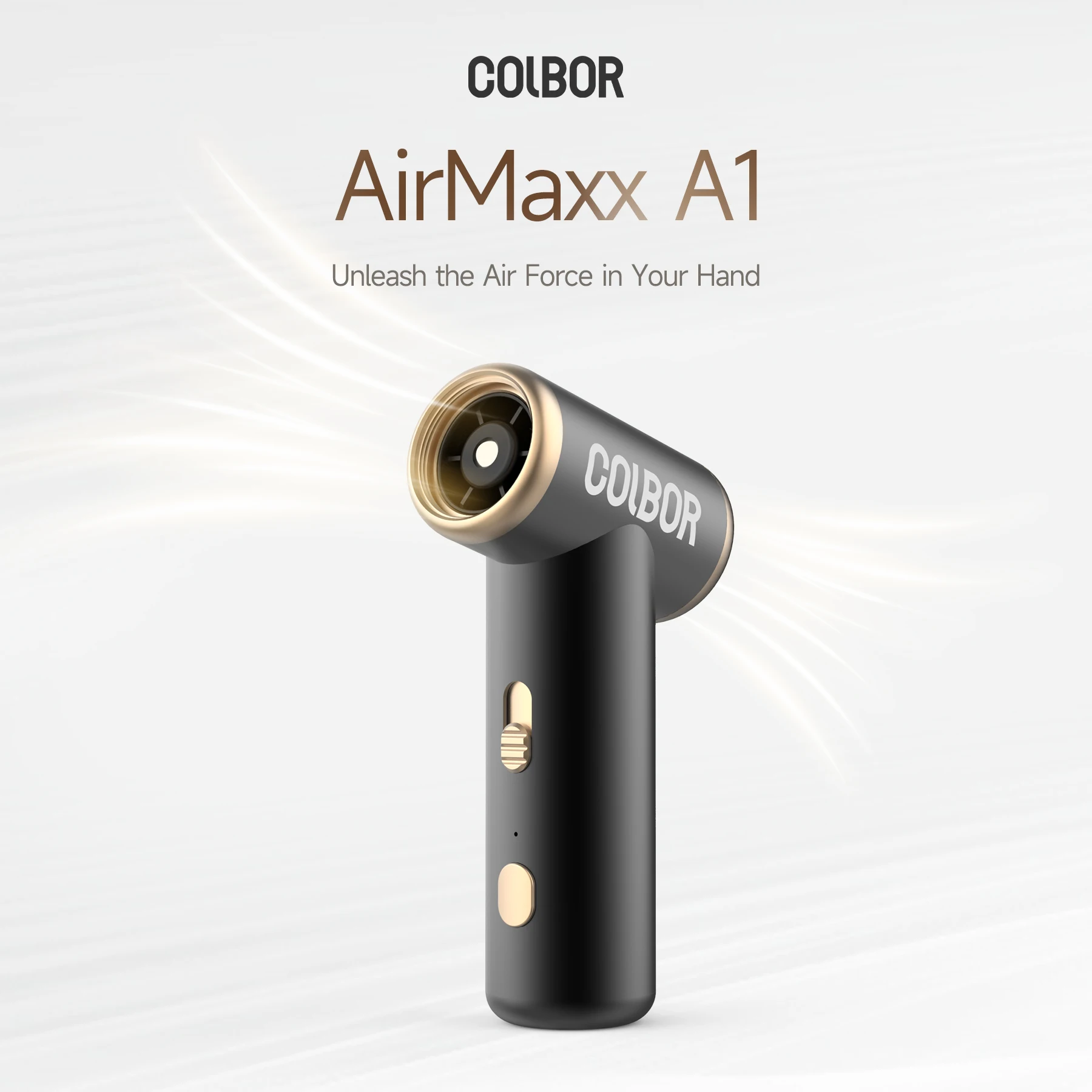 Электрический воздуходувка COLBOR Airmaxx A1, струйный вентилятор, электрический воздуходувка, портативный беспроводной очиститель клавиатуры компьютера, 100000 об/мин