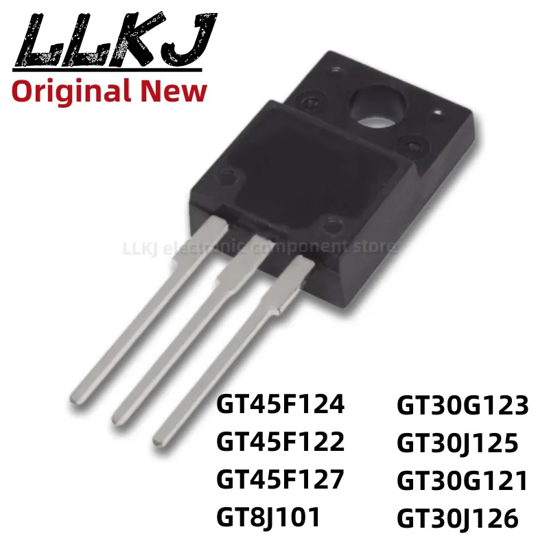 1pcs GT45F124 GT45F122 GT45F127 GT8J101 GT30G123 GT30J125 GT30G121 GT30J126 TO-220F MOS FET