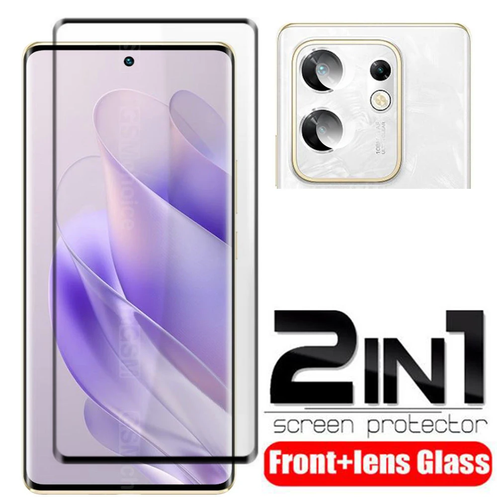 3D Curverd Protective Glass Cover For Infinix Zero 30 5G 2023 Tempered Glass Screen Protector For Infinix Zero 30 4G Camera Lens