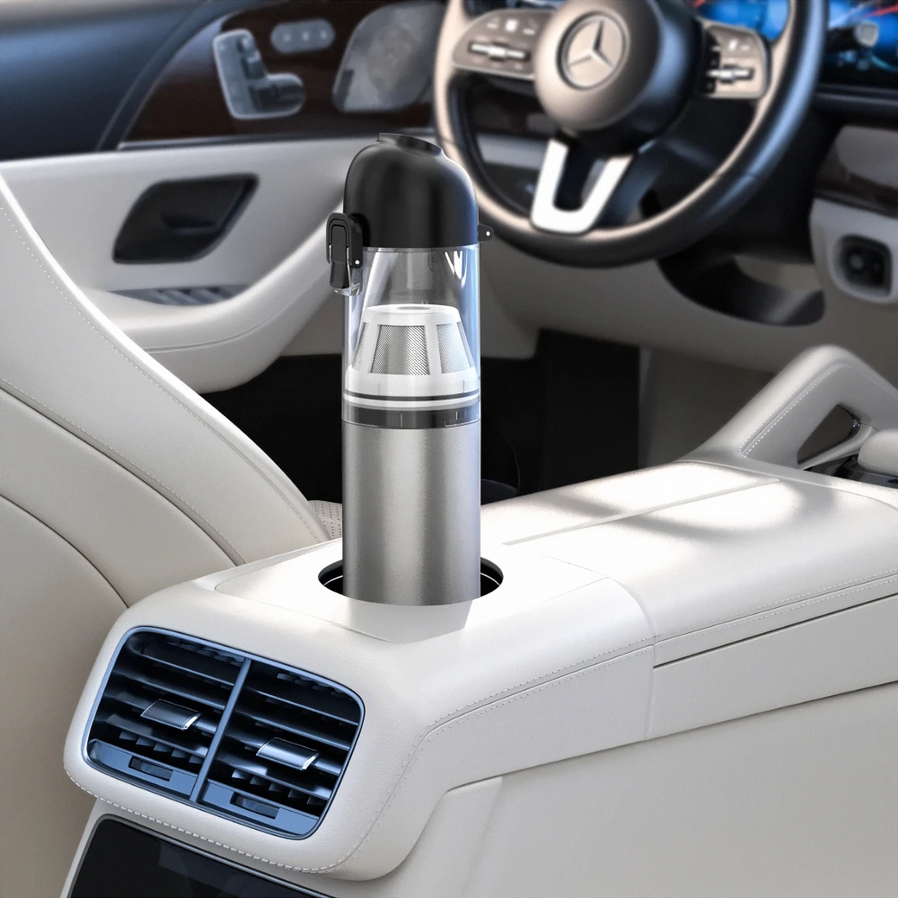 Aspirapolvere ricaricabile a tre velocità, aspirapolvere multifunzionale ad alta tensione da 7500 mAh per auto e uso domestico