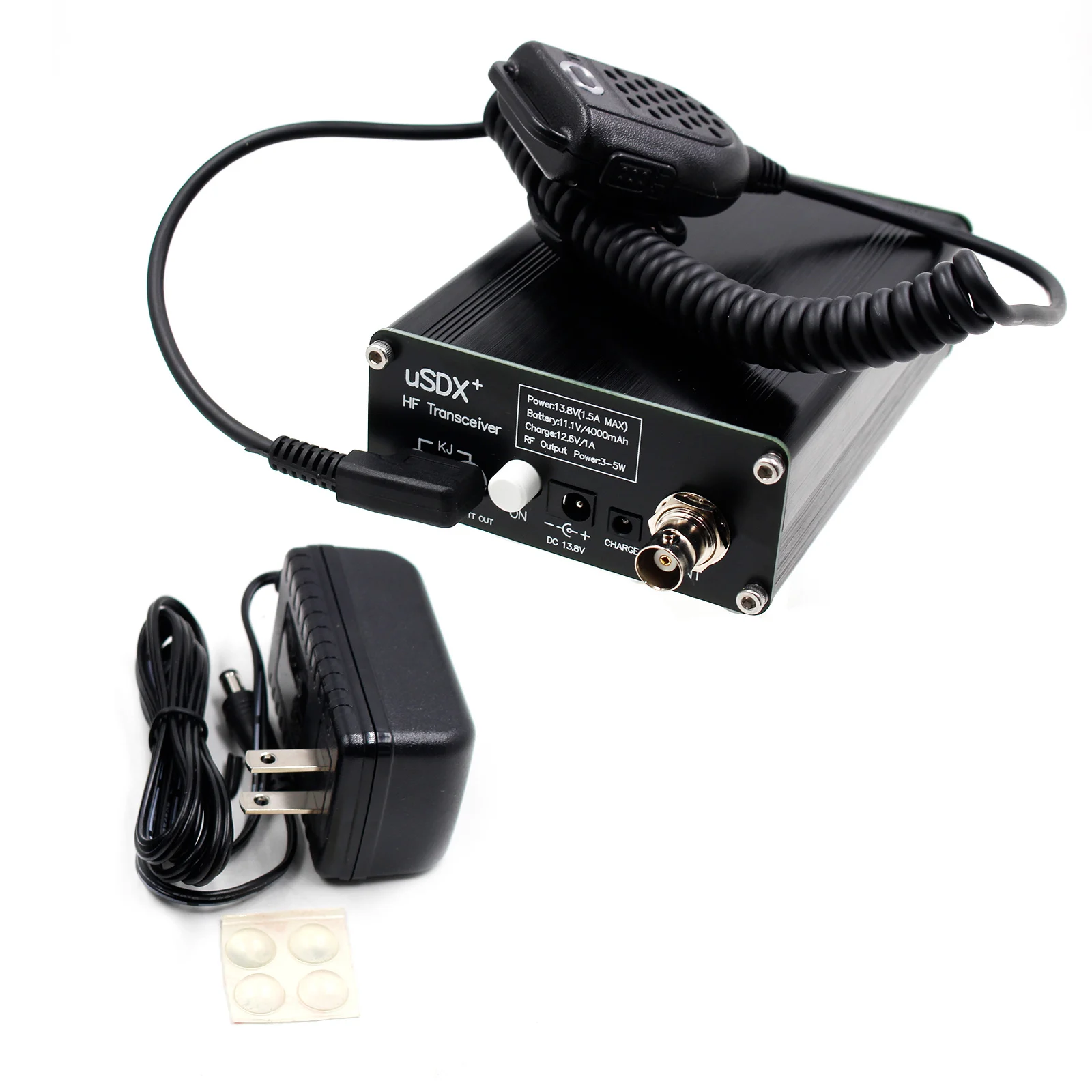 Artudatech Usdr usdx+ Plus Transceiver All Mode 8 Band HF Ham Radio w/Power Adapter US Plug