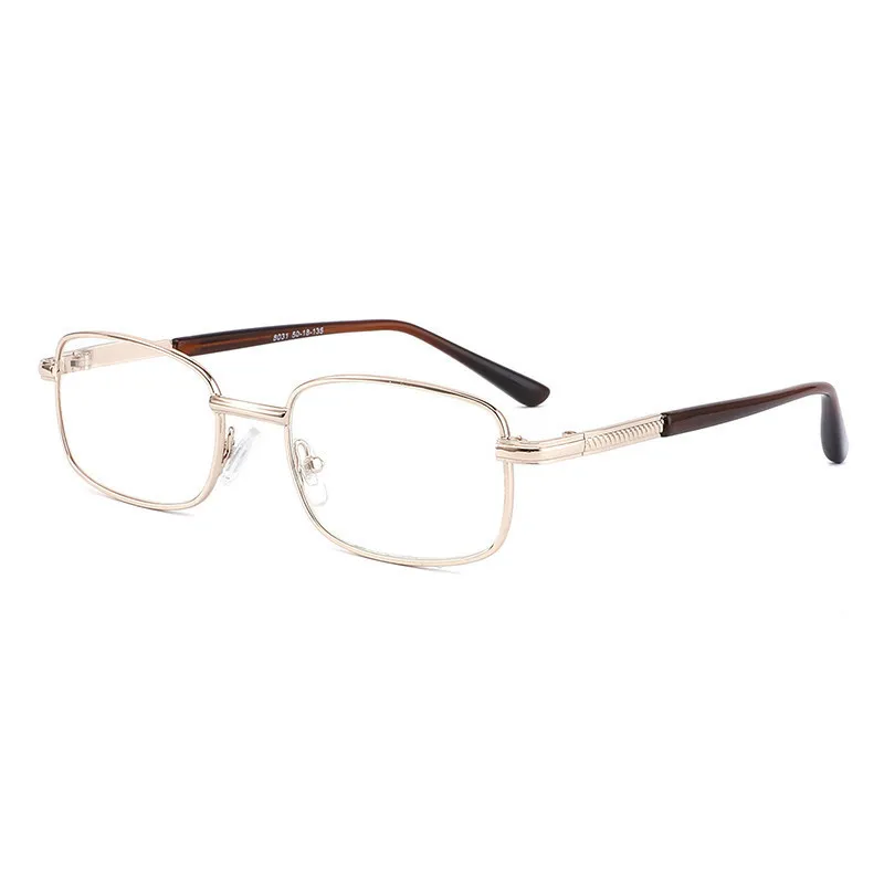 Ahora-Lunettes de lecture à demi-monture en métal pour hommes et femmes, lunettes de presbytie, + 0.5 + 0.75 + 1.25 + 1.75 + 2.25 + 2.75 + 5.0 + 5.5