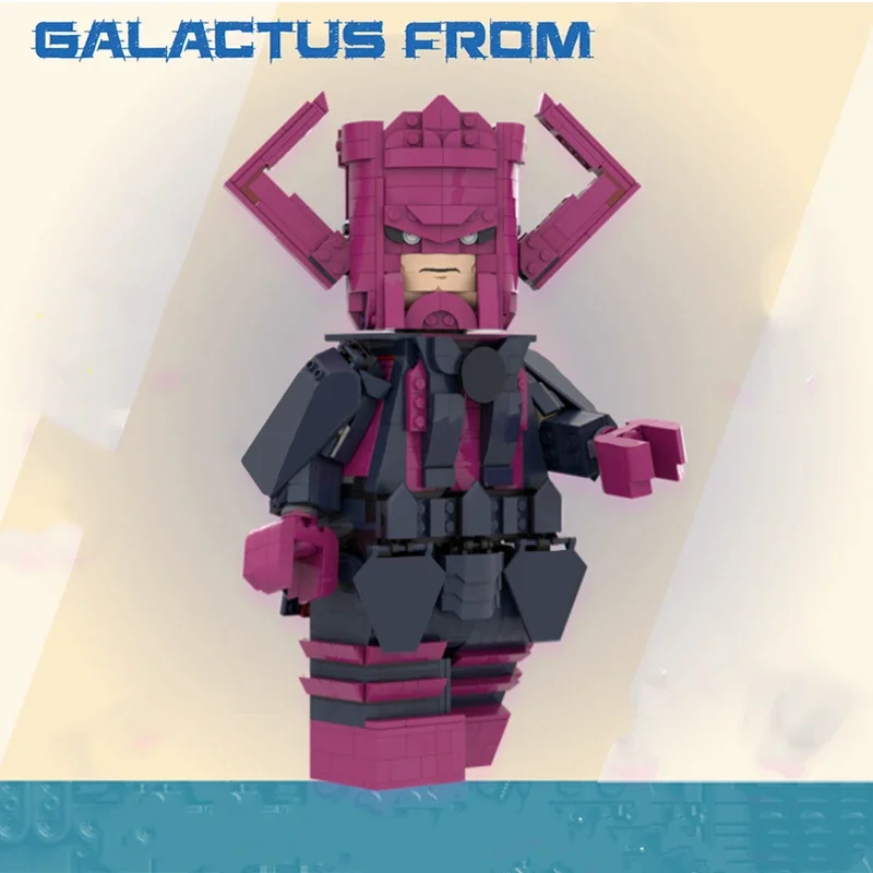 

1097 шт. MOC Fantastices четыре галактики DIY модель строительные блоки игрушки на день рождения подарок