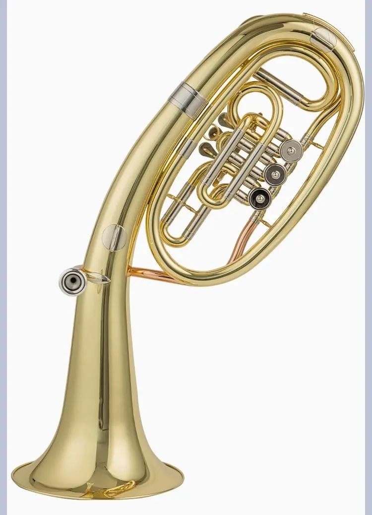 BACH 530 580 Baritone Horn Brass gold-plated tenor Baritone B-flat  professional 3/4 key performance instrument trumpet horn