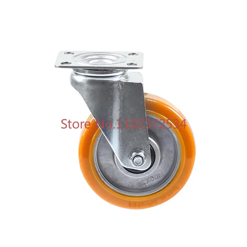 

Lightweight 1.6 inch aluminum core polyurethane AGV silent universal wheel furniture, tables, chairs, wheels, casters