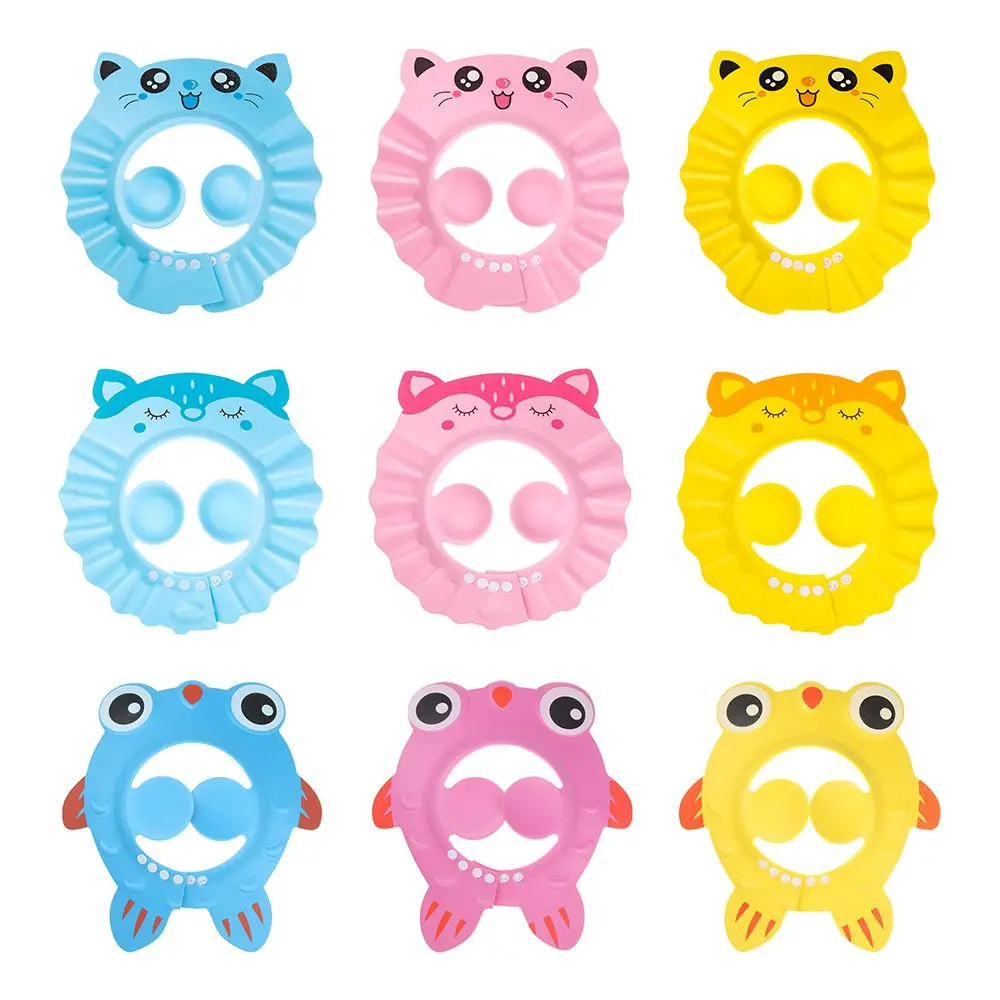 Boys Girls Adjustable Waterproof Portable Shampoo Hat  Shower Caps Wash Hair Shield Bath Visor