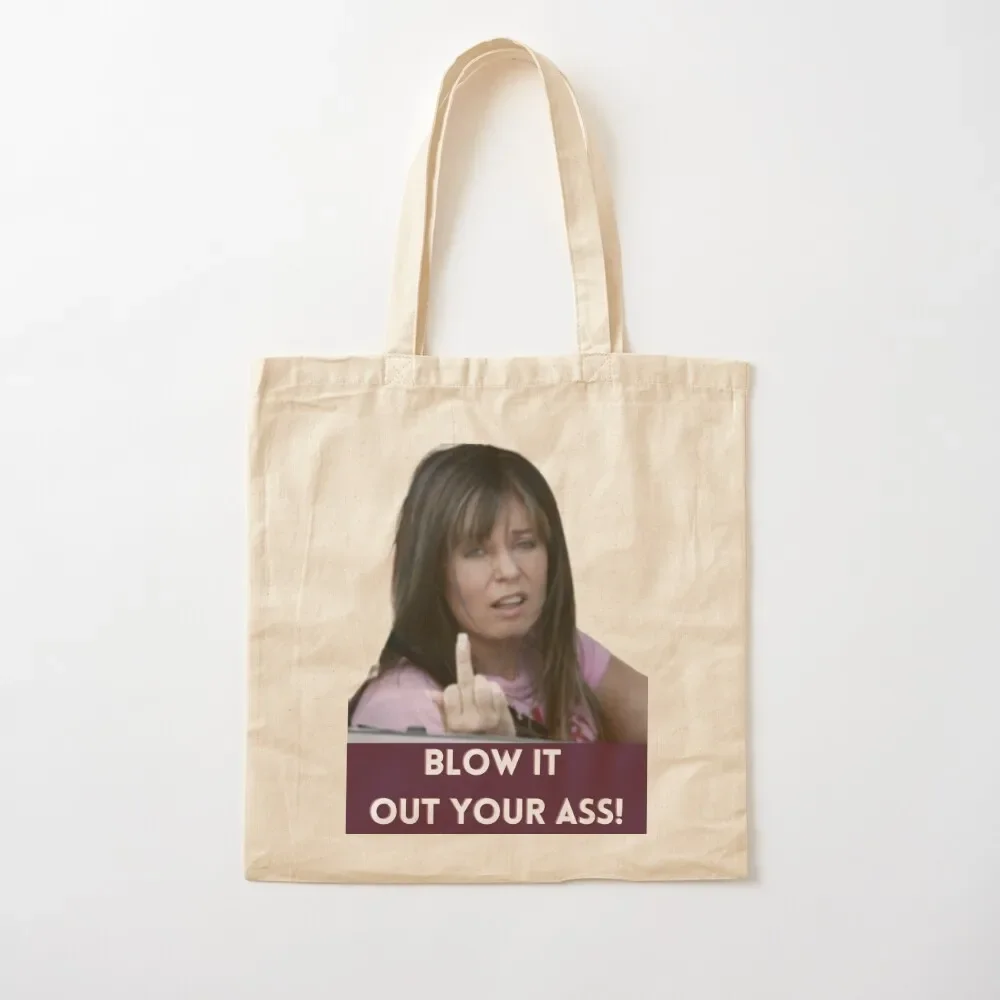 

Kath and Kim: Blow it out your ass! Tote Bag Big bag shopping bags foldable hand bag shopper women canvas