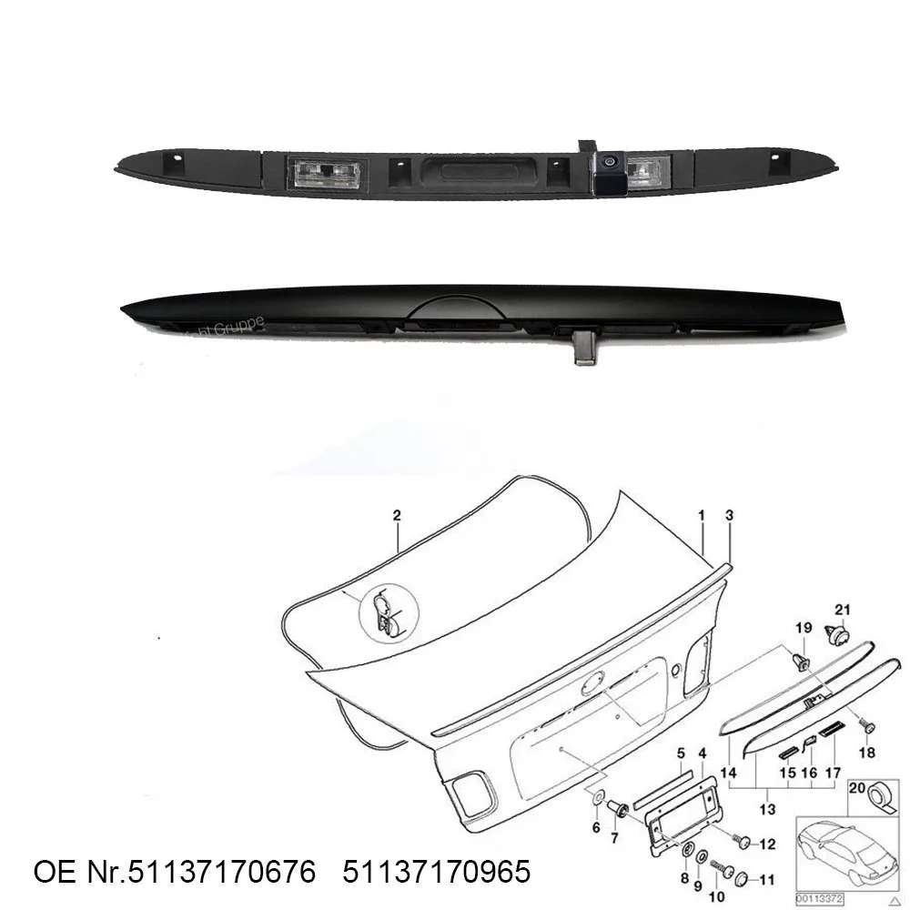HD Car Rear View Back Camera For BMW X5 E53 3.0d 3.0i  4.4i 4.6is 4.8is Handle bar with button