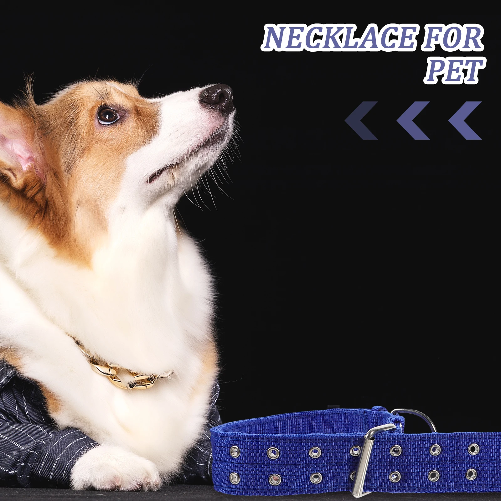 

Sheep Collar Dog Grooming Pet for Small Dogs Embroidered Decoration Supplies Animal
