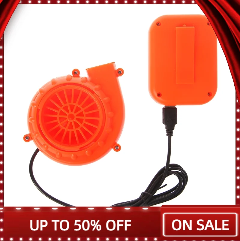 Electric Mini Fan Air Blower For Inflatable Toy Costume Doll Battery Powered USB high quality