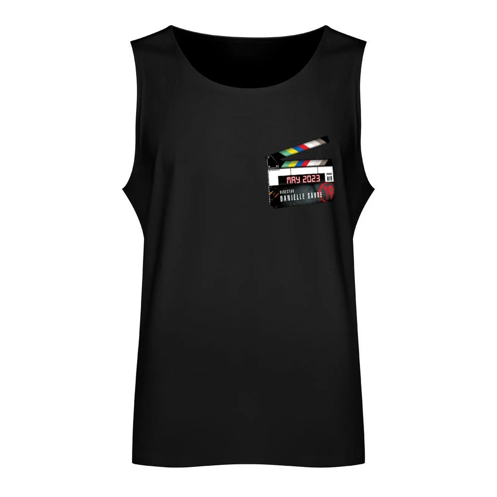 Director Savre (small Clapperboard) Tank Top summer clothes t shirt gym vest for men anime clothes