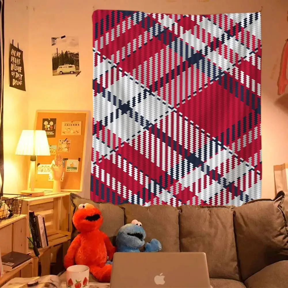 

Scottish Tartan Print Hanging Bohemian Tapestry For Living Room Home Dorm Decor Japanese Tapestry