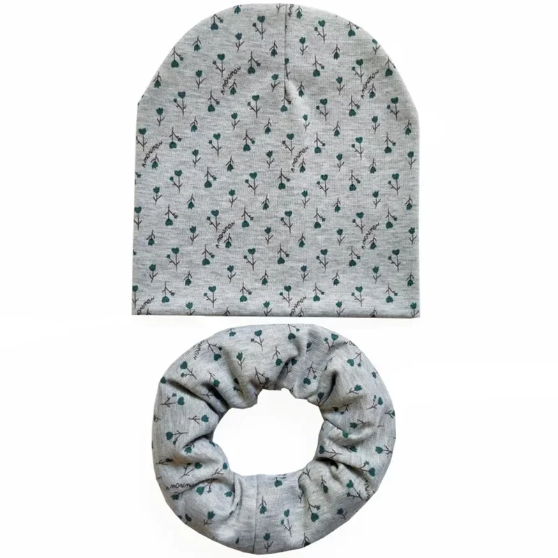 New Autumn Winter Cotton Baby Hat Boys Girls Warm Cap Scarf Infant Hats Set Baby Girls Hat Children Beanie Hat Spring Baby Cap