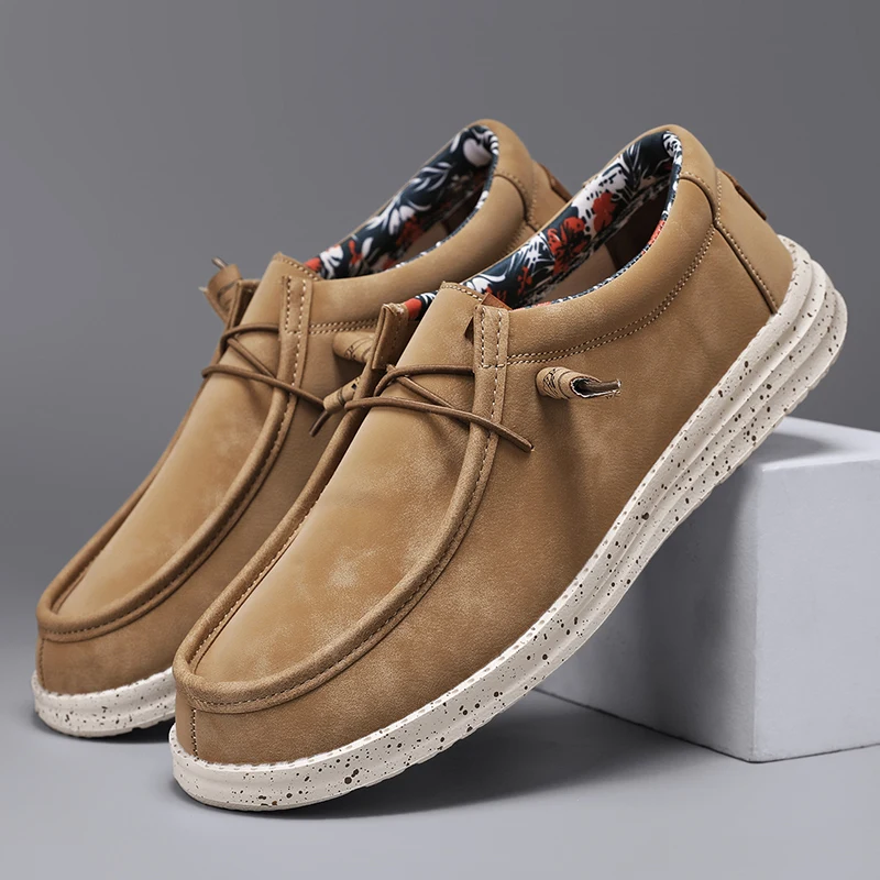 Fatigue Reducing Slip on Loafers Convenient Slip on Style, Breathable Outer Resist Damp, Arch Support Relax Long-Time Walking