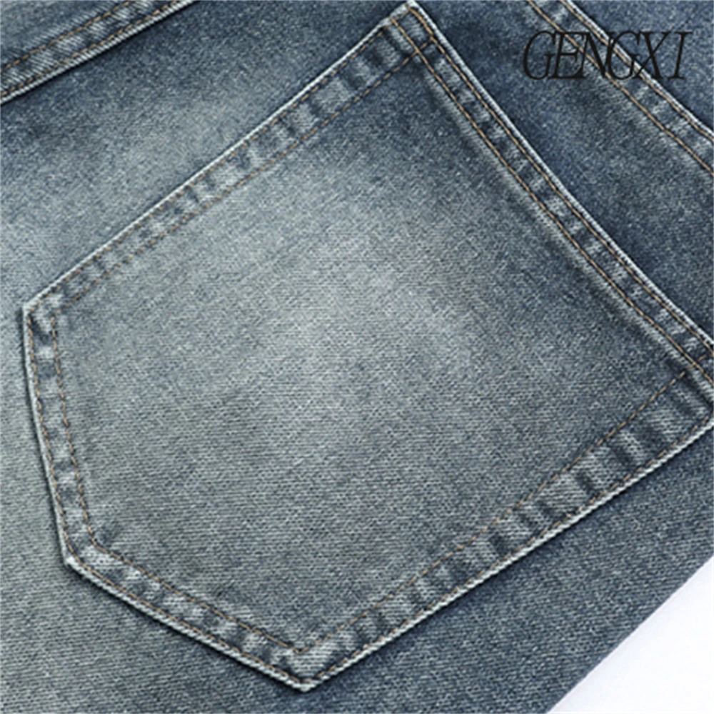 هاي ستريت النمط الأمريكي خمسة ألوان البرق مستقيم الساق الجينز جديد الرجال فيبي العصرية بناطيل كاجوال نمط الشارع Y2K الجينز