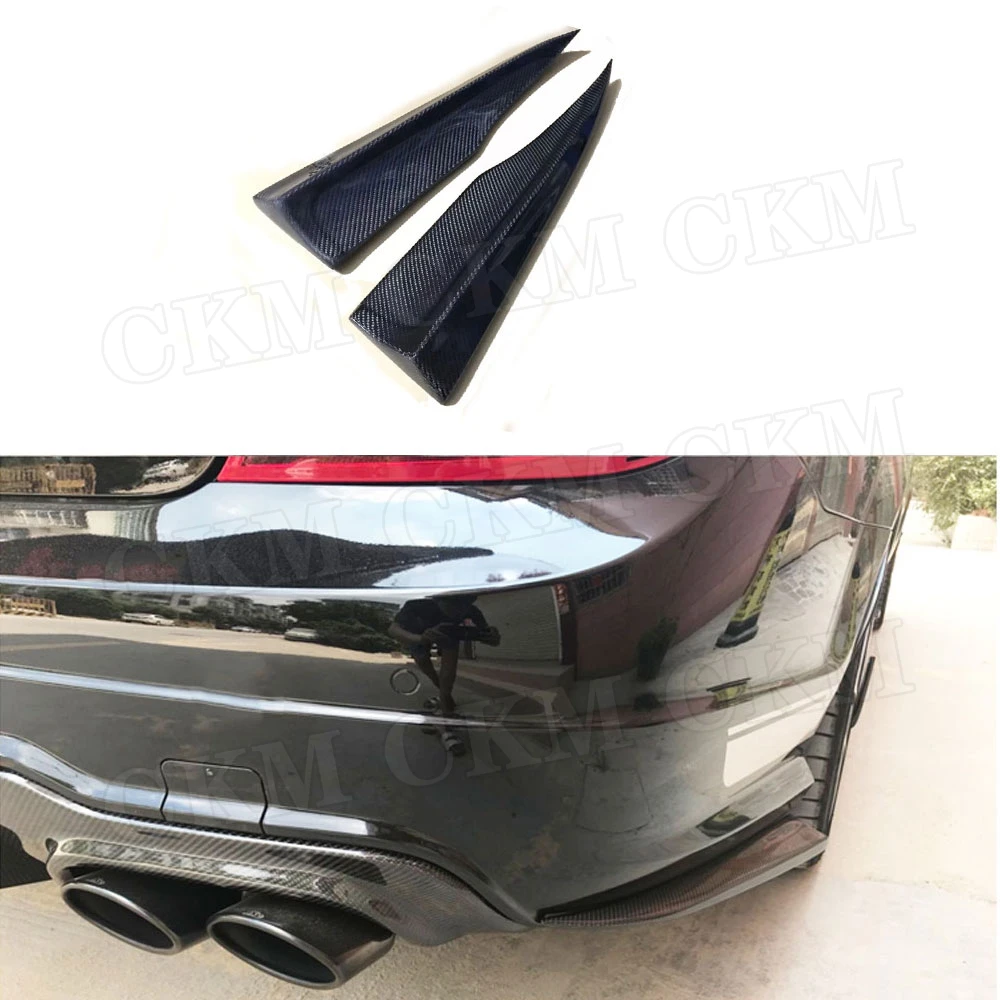 

Carbon Fiber Rear Lip Splitters Aprons For Benz C Class W204 C63 AMG 2012 2013 2014 FRP Bumper Side Cupwings Winglet