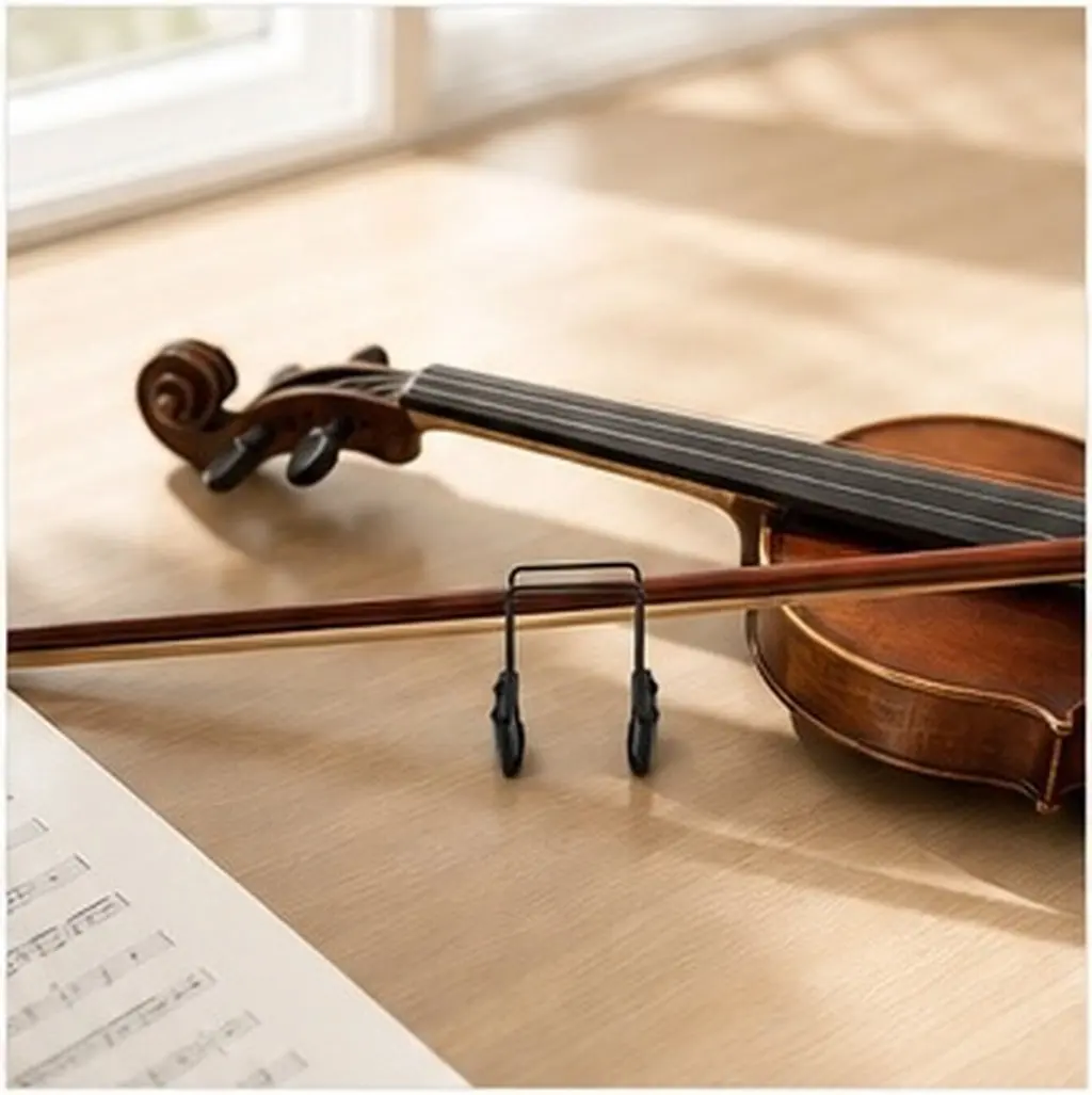 Professional Violin Bow Straightener for Beginners Metal Process Low Glare Soft Grip Compact Bow Correction Device