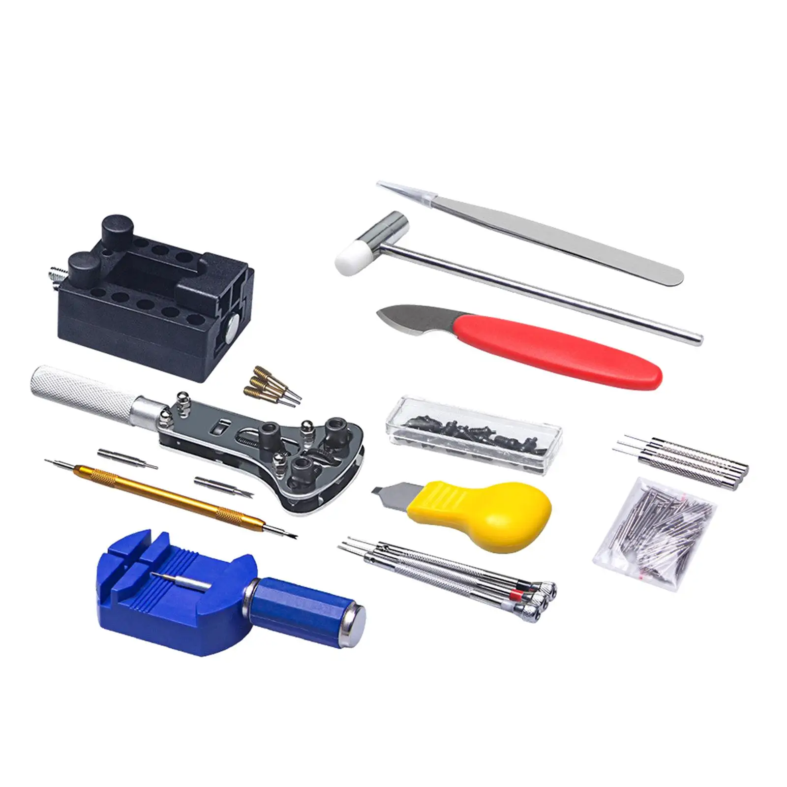 147 Pcs Watch Repair Tool Spring Bar Back Case Opener for Repairing Tools Set