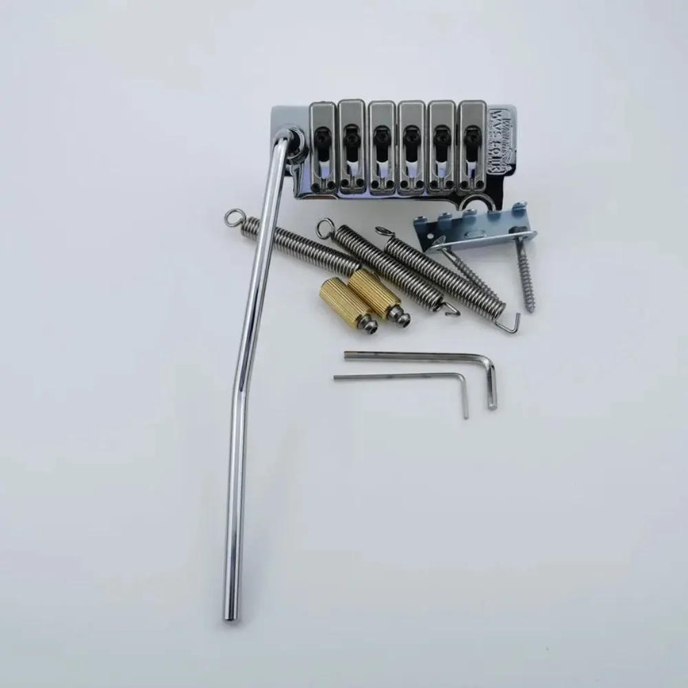 Wilkinson WVS50IIK Guita Tremolo Bridge with Matching Satin Saddles Chrome High Quality in Stock