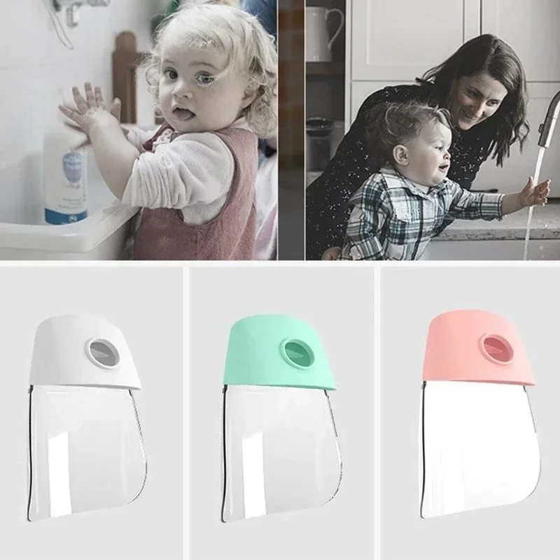 Extensor de silicona para grifo de 1/2 piezas, dispositivo de lavado para niños, accesorios de cocina y baño