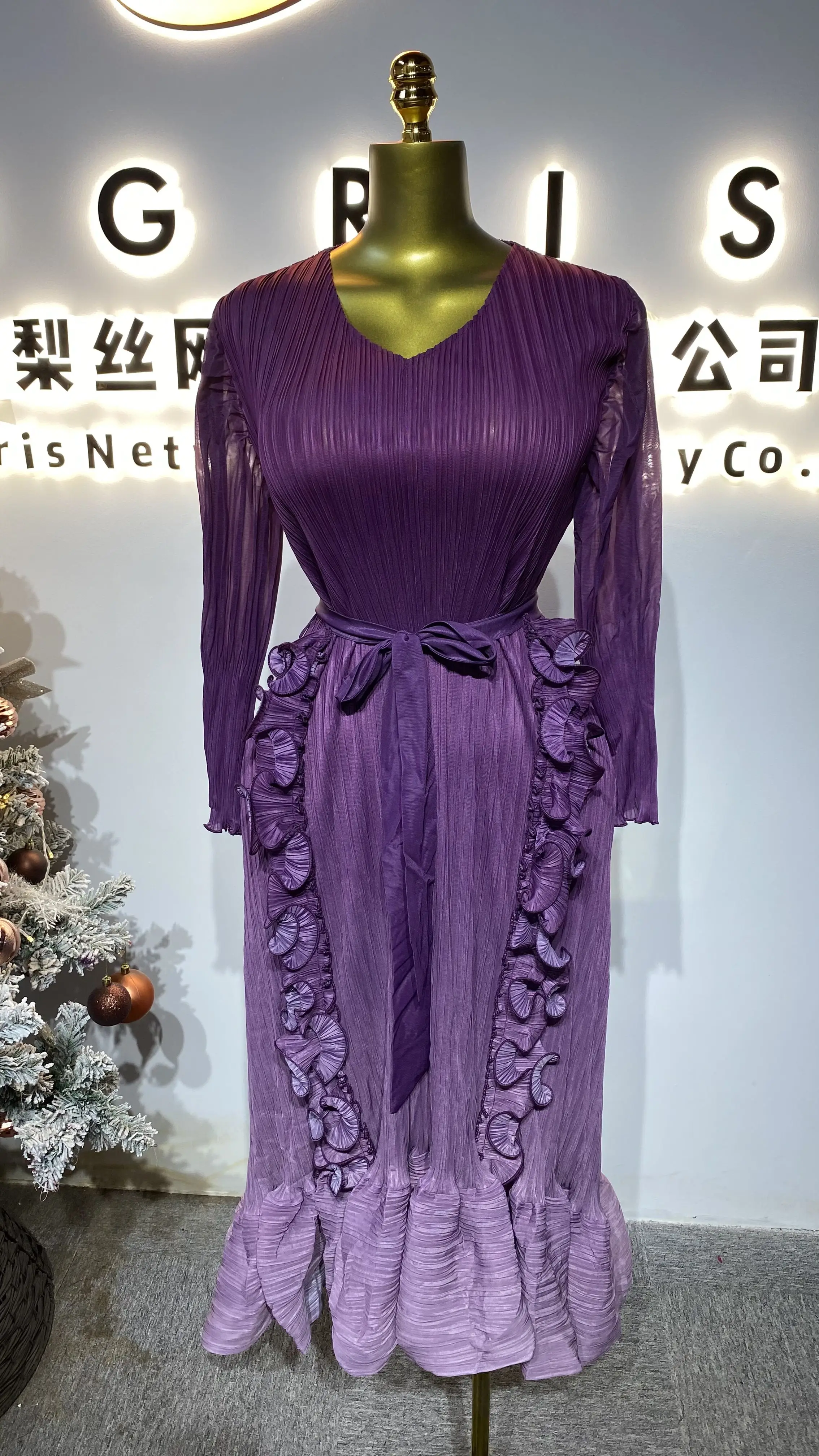 

Waist-controlling slimming maxi dress 2025 patchwork dress women's evening wear sexy casual elegant dress-GZXX154