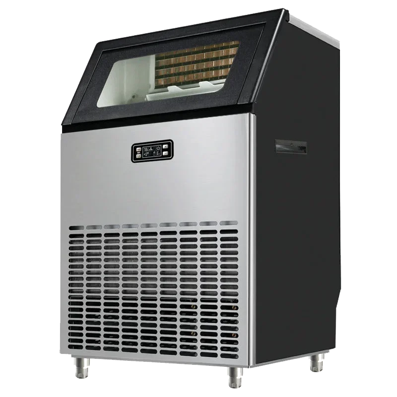 Energy-Efficient High Capacity Stainless Steel Ice Maker for Restaurant And Bar - Commercial Ice Cube Making Machine