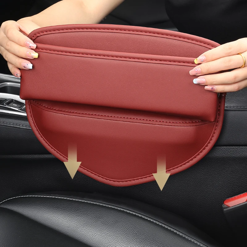 Car Front Row Seat Crevice Storage Box Pocket For BMW Z4 E85 E86 E89 Water Cup Phone Holder Interior Car Accessories Car Styling