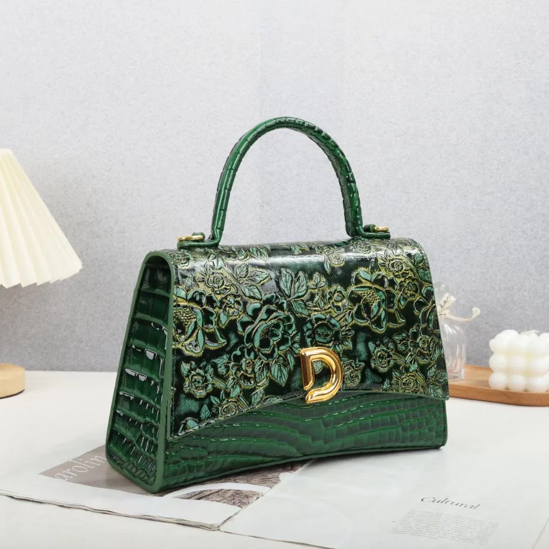 Women Handbags Top Handle Satchel Purse Shoulder Bag Flower Hobo Work Crossbody s for Bolsa Feminina