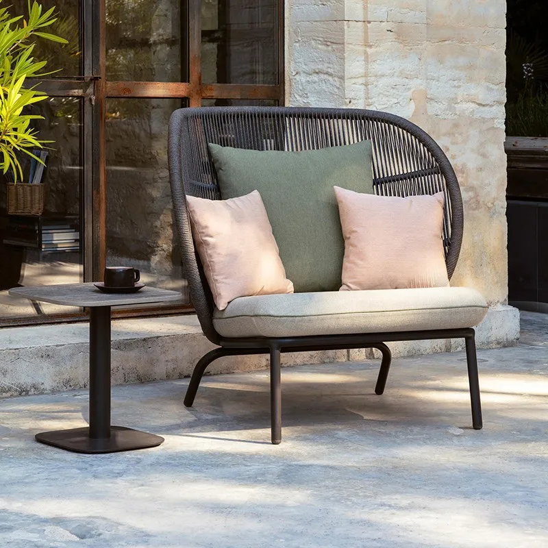 

Outdoor sofa combination courtyard balcony terrace rattan chair sofa leisure villa garden sun room