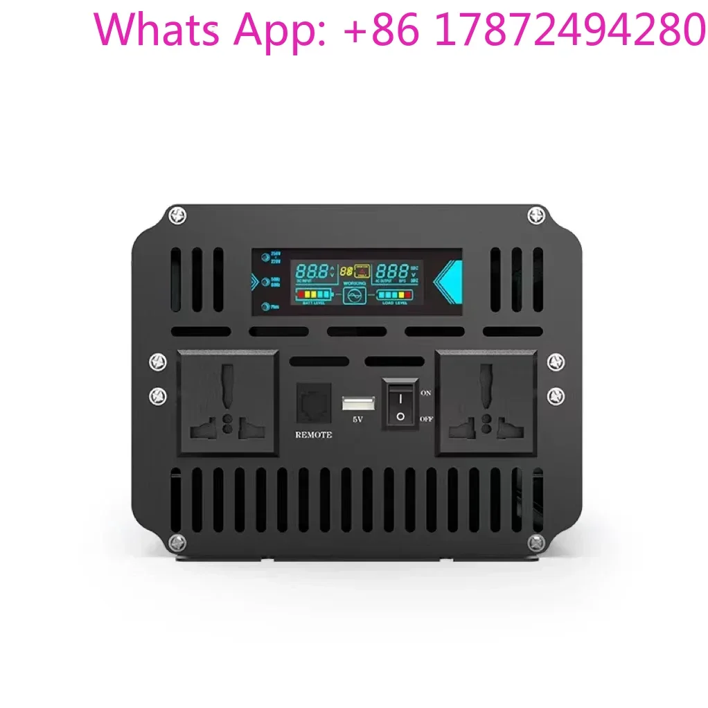 

Car Power Inverter 2000W, 24V DC Convert to 220V AC Pure Sine Wave with Charger