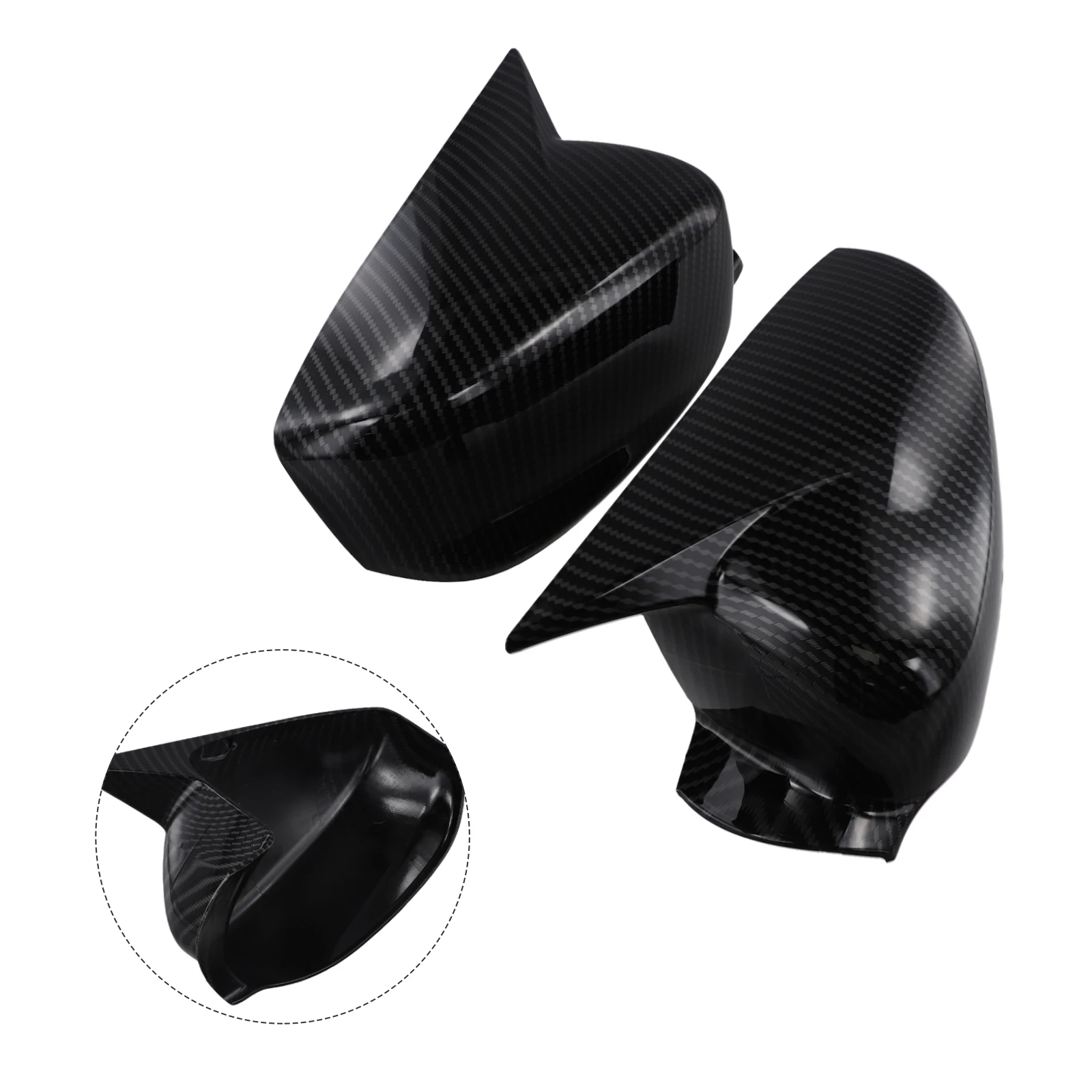 car-side-mirror-cover-exterior-rear-view-mirror-cap-anti-corrosion-black-color-high-quality-materials-non-deformation