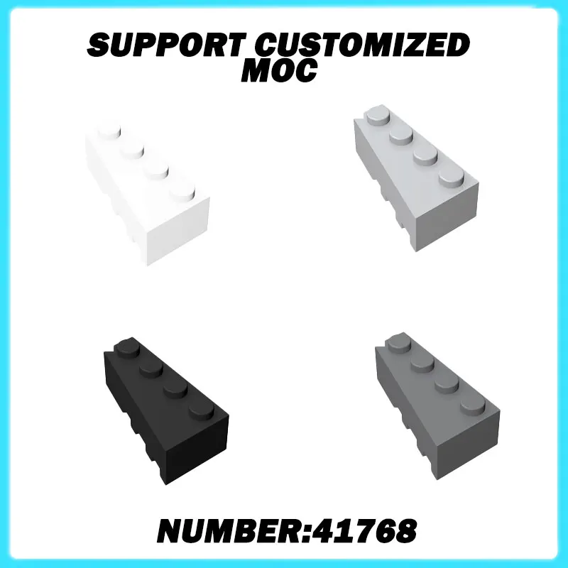 

41768 MOC 50g Puzzle Particle Wedge Left Building Blocks Kit 4x2 Plate Board Bricks DIY Toys Birthday Xmas Gifts Dropshipping