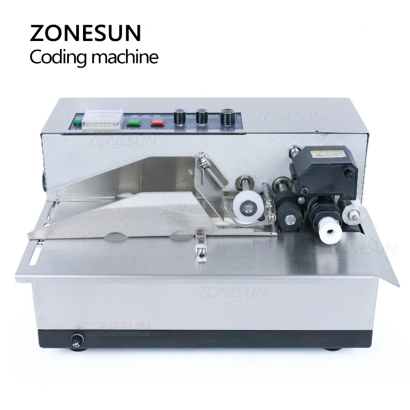 ZONESUN-máquina de codificación de rollos de tinta continua ZS-MY380, impresora de tarjetas, máquina de impresión de fecha de producto, impresora de código de tinta sólida