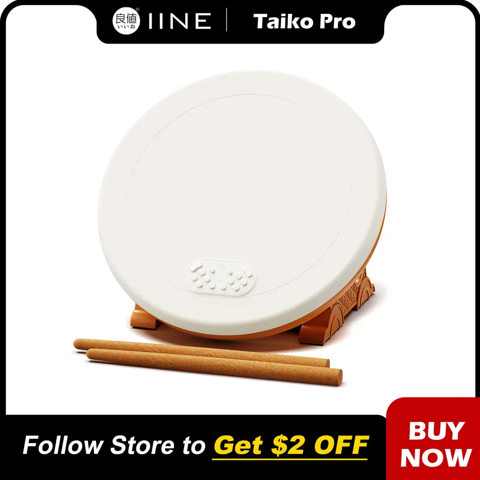 IINE Taiko Drum Controller Pro max Compatible With Nintendo Switch