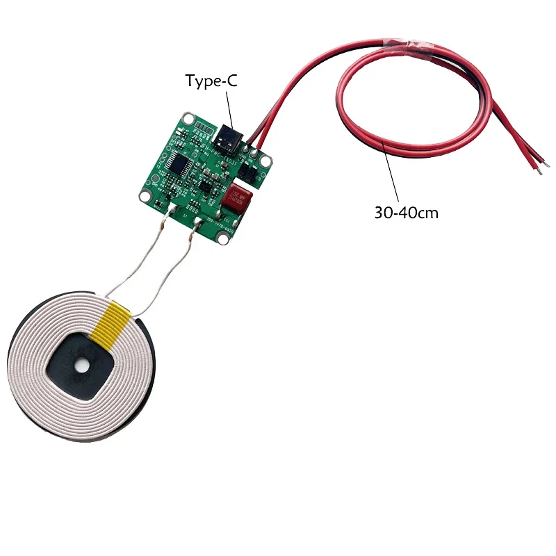 Type C 20W Qi Standard Wireless Charger Transmitter Module Fast Charging PCBA Circuit Board for iPhone Samsung Huawei