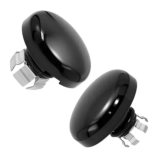 

Black Front Axle Nut Caps Axle Covers for Harley Davidson/Touring/Street Glide/Road Glide/CVO/FLTRX/FLHX 2024-2025