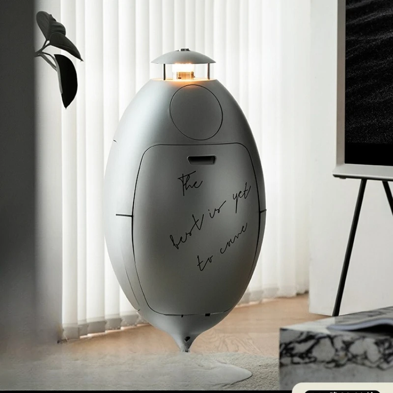 

Dinosaur egg trash can household living room ornament kitchen rotating classification storage bucket