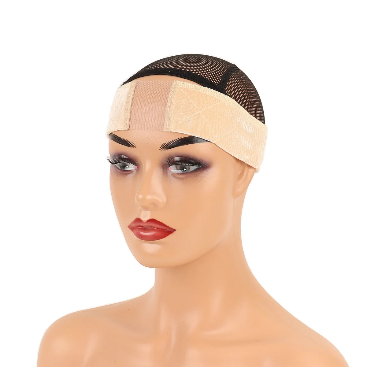 1-2pcs Non-Slip Velvet Wig Grip Band With Adjustable Headband And Transparent Lace Securely Holds Wigs And Head Scarves In Place