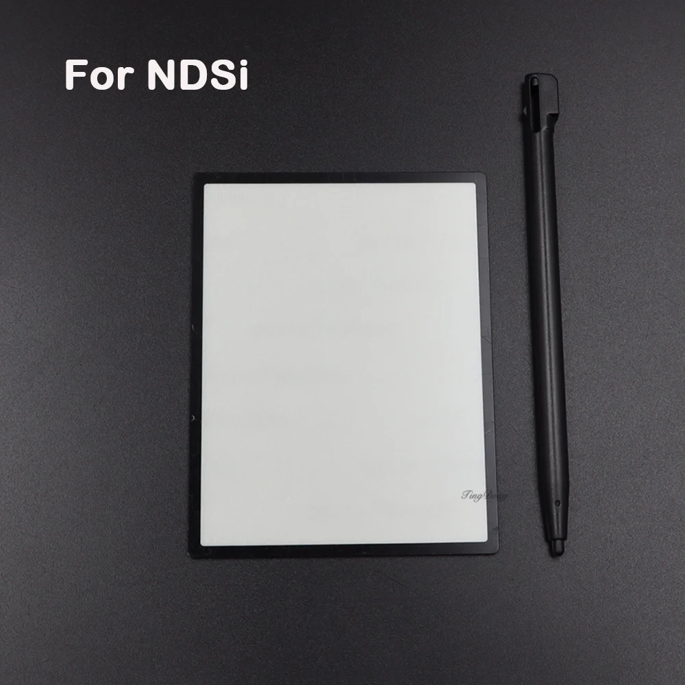 1 комплект для NDSi XL LL, верхняя крышка объектива ЖК-экрана для игровой консоли Nintend DSi NDSi, пластиковый стилус, комплект верхней защитной панели