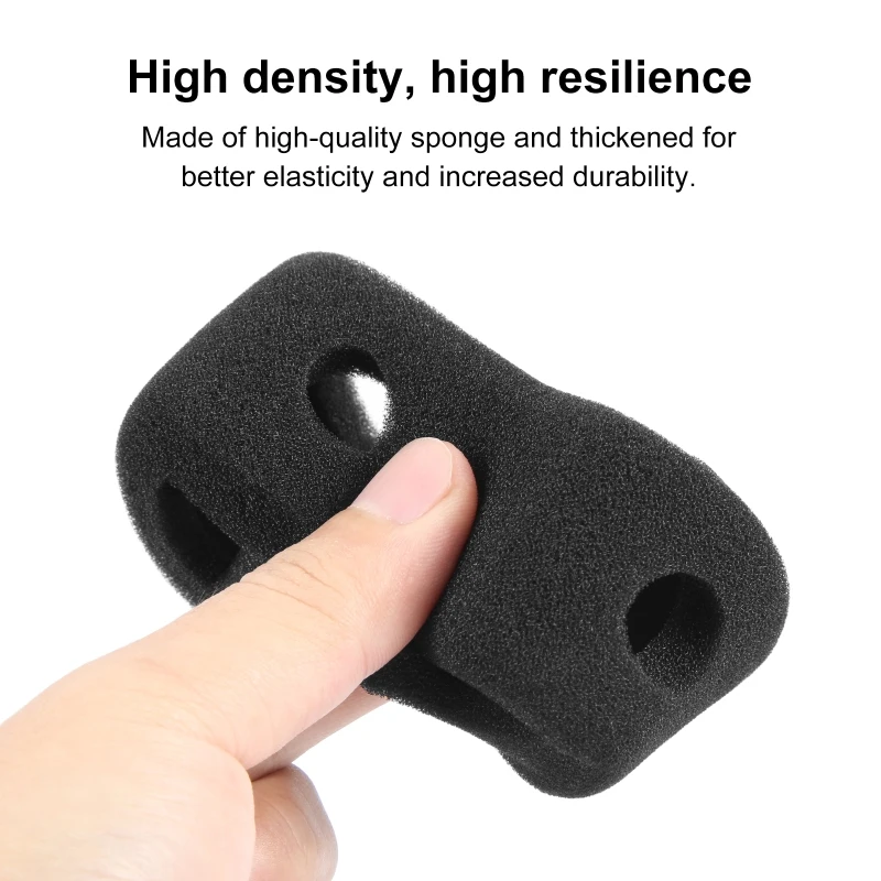 PULUZ Sponge Windproof Cover For DJI Osmo Action 4 / Action 3 Camera Reduce Wind-noise Shockproof Protective Case Accessories