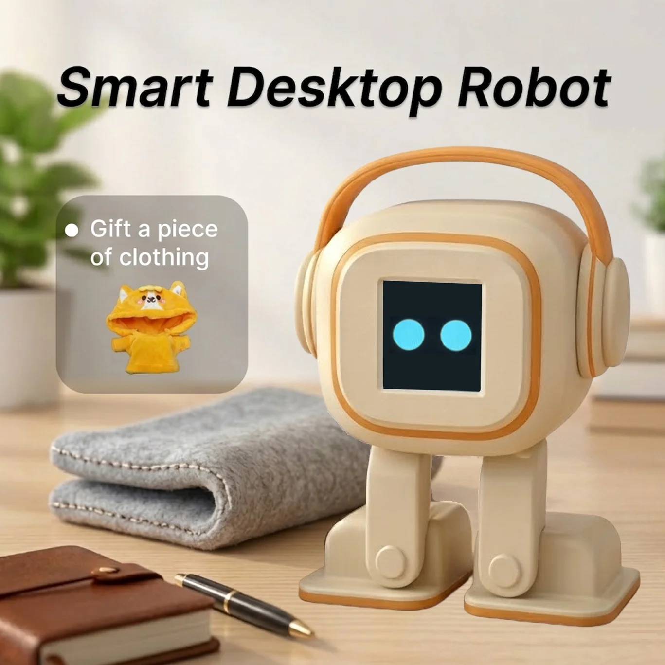 New EMO AI Robot | Smart Chatbot,Voice Interaction, Emotional Companion, Singing & Dancing Desktop Toy Gift - Image 3