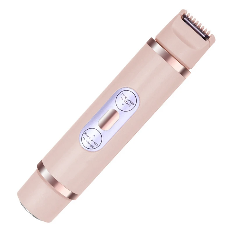 Bikini Trimmer For Women Painless Ladies Hair Removal 2 In 1 Wet & Dry Lady Shaver