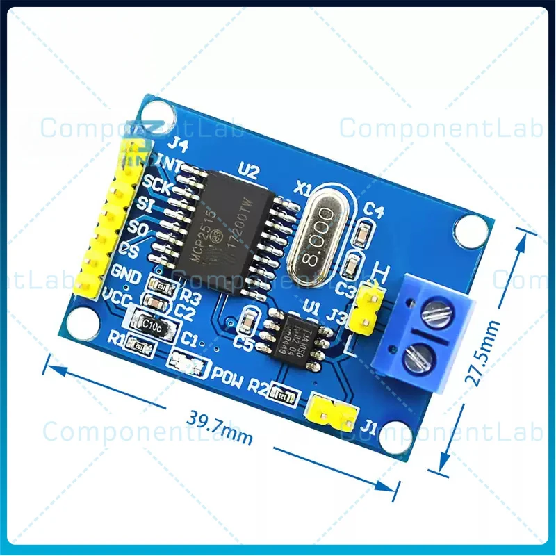 10-50pcs MCP2515 TJA1050 CAN Bus Module SPI Protocol Communication Receiver Module